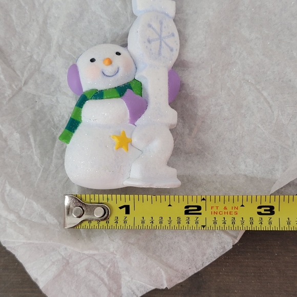 Hallmark Keepsake 2012 Frosty Fun Decade Christmas Tree Ornament Snowman 3rd NIB - Picture 10 of 10